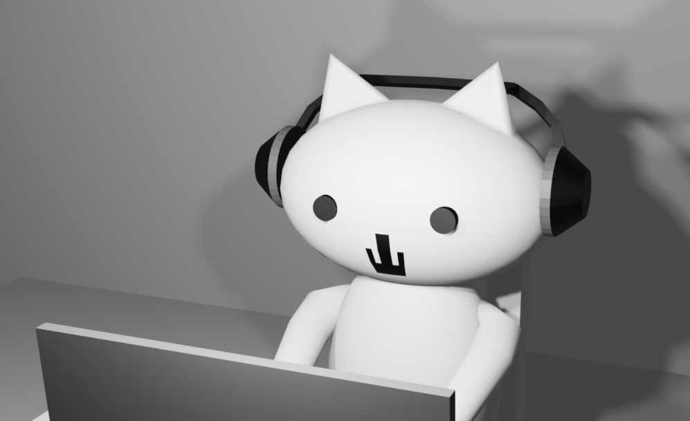 Headphone Cat